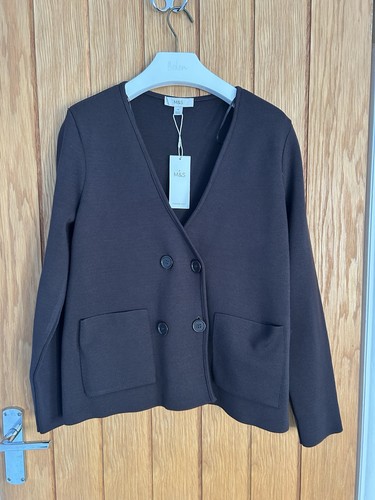 Chocolate brown v neck - m&s,