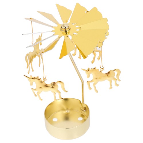 Rotating candle stand - candle, iron