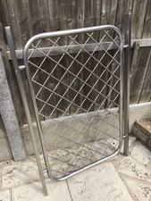 Large Stainless Steel Hanging Kitchen Pot Rack and Hooks