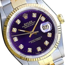 Rolex Mens Datejust 16013 Gold