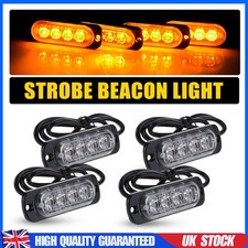 4x 4 LED Amber Recovery Strobe