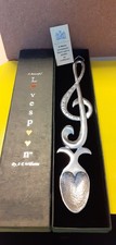 Welsh Pewter Love Spoon, Hand Crafted