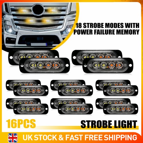 Led amber white recovery - led,