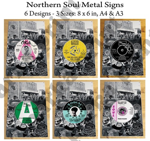 Northern soul metal sign - northern,