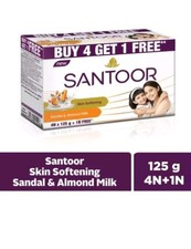 5 X 125g SANTOOR  SANDAL AND