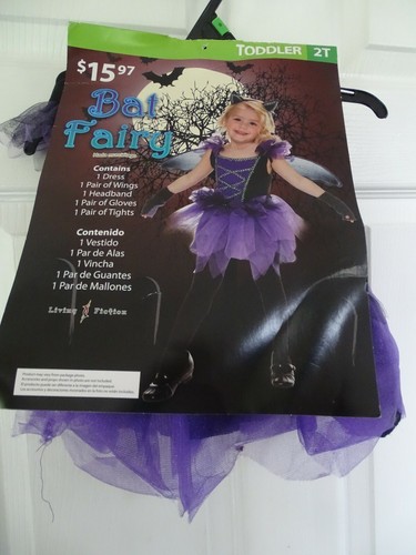Halloween bat fairy costume - fairy, 2t