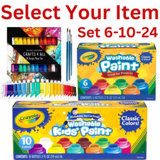 Gifts Washable Acrylic Paint for Kids Toddler Baby Finger Arts & Craft Non Toxic