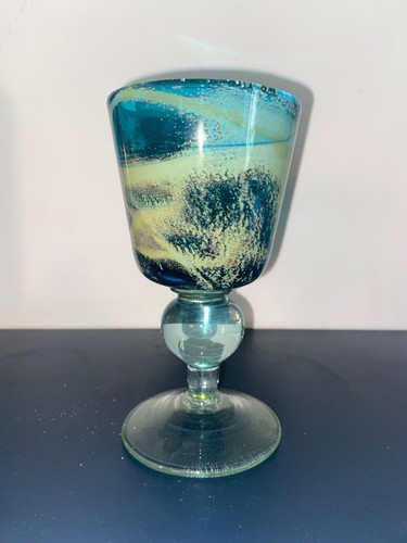Vintage mdina glass goblet - vintage,