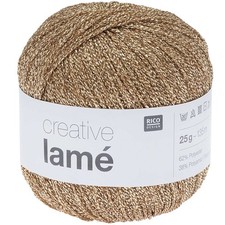 Rico Knitting Wool Yarn Creative Lamé 4 Ply Fingering Metallic Chainette Crochet