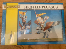 Warhammer High Elf Pegasus Rider Box Sealed NOS OOP Rare