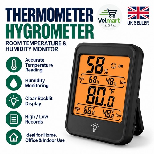 Max min room thermometer - room,