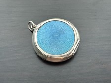 Antique Solid Silver Enamel