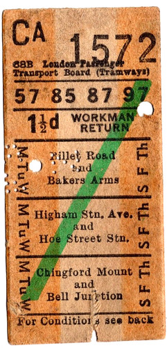 Tram ticket london pass - tram, ticket: