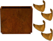 4-Piece Corten Steel Hillside