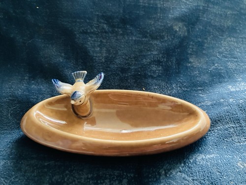 Vintage wade ashtray with bird - vintage,