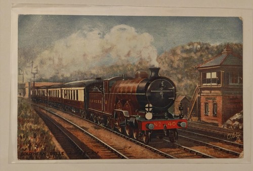 Postcard southern belle steam - southern,