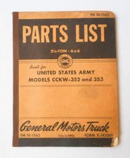 1942 GMC TRUCK MODEL CCKW 352