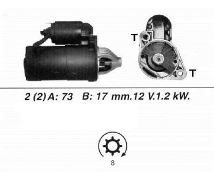 Genuine wai starter motor for - motor,