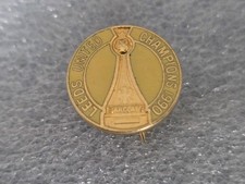 Leeds United FC SC LUFC Insert Pin Badge Elland Road  Utd White Lge Champions 90