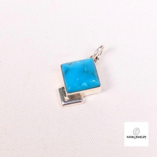 Kingman turquoise pendant - kingman, top