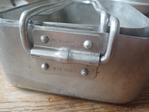 Aluminium army mess tins - 2,