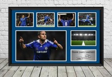 Frank Lampard Chelsea FC Signed Photo Poster Autographed Football Memorabilia