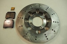 TRIUMPH T140 TR7 T150 T160 LIGHTENED BRAKE DISC AND AP RACING PADS MADE IN UK  