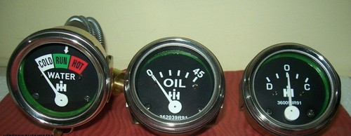 Farmall gauge set temp - set, temp,oil