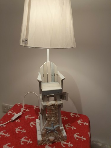 Nautical themed bedside - nautical,
