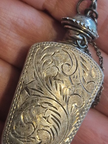 Silver scent bottle stunning - silver,