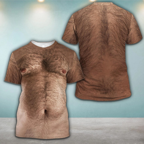 Funny hairy chest all over - funny,