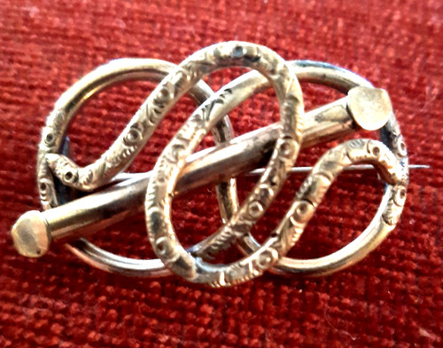 Antique victorian love knot - love,