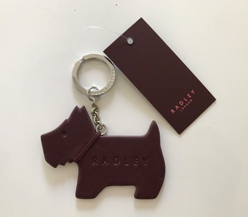 Radley dog leather bag charm - dog,
