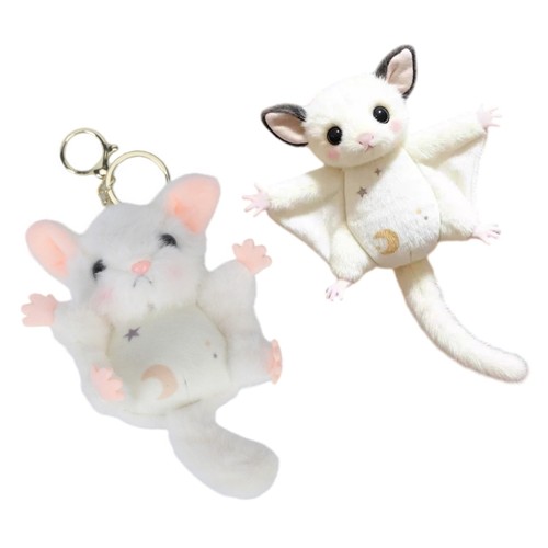 Sugar gliders keychain purse - keychain,