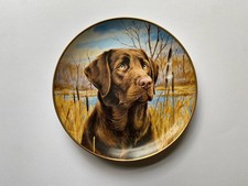 Labrador Dogs Collectors plate, 'DEVOTED'  by Jim Killen for Danbury Mint