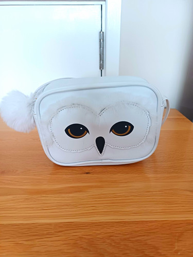White owl face make bag - owl,