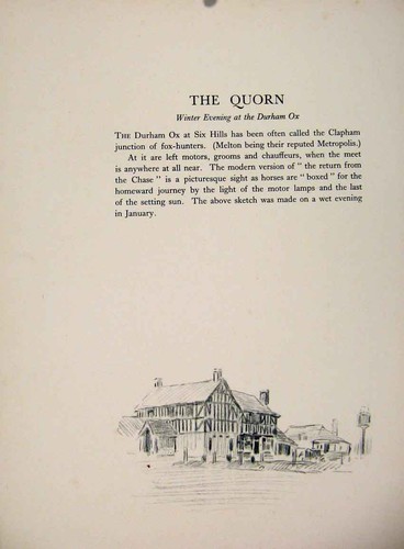 Old antique print the - print, quorn