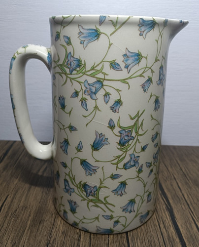 Heron cross pottery jug - cross,