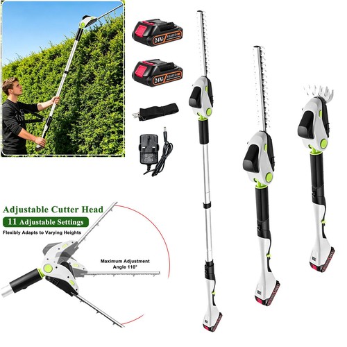 24v cordless hedge trimmer - 24v,