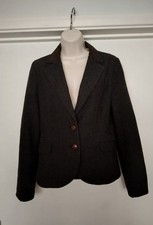 Ladies Falmer Heritage Country Style Fitted Jacket Size 12 Lined GC
