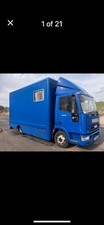 Iveco Tector 7.5t Horsebox 51 Plate Reliable 4 Ponies / 3 Horses Tack Area