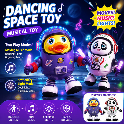 Dancing space duck panda - dancing,