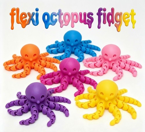 Flexi octopus figet fidget - octopus,