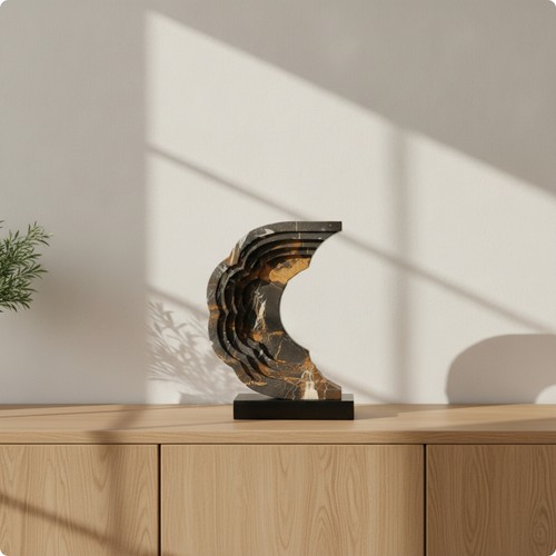 Sculpture with base stable - sculpture,