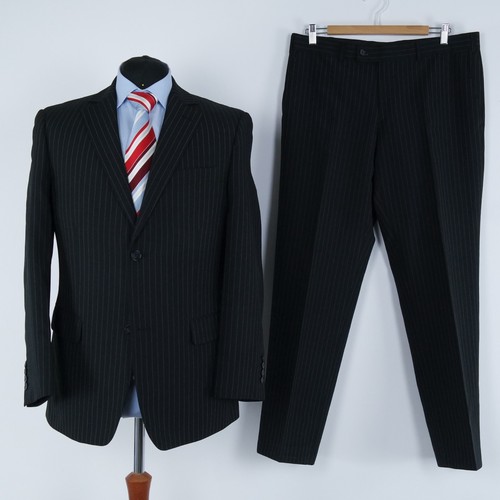 Mens pinstripe suit 42s - mens, uk