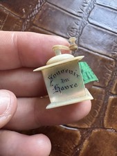 Victorian Collectible Miniature Novelty Tape Measure Mother of Pearl Shell