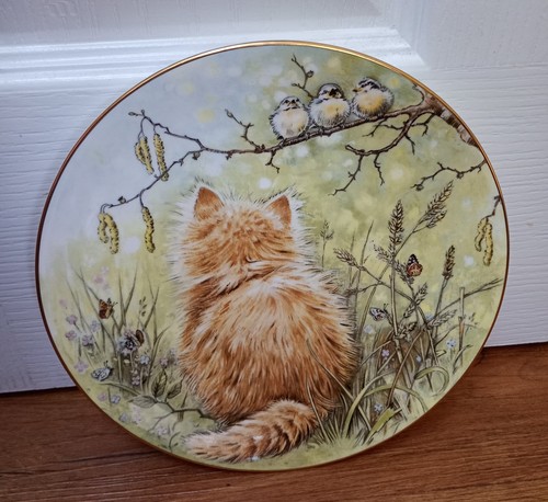 Vintage cat plate - vintage,