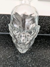 Glass Skull Bottle / Jar –