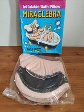 Miraclebra Inflatable Bath Pillow, Printed PVC Inflatable 13" C Cup