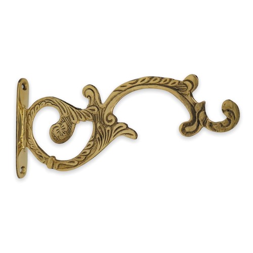 Brass wall mount bracket - wall, for